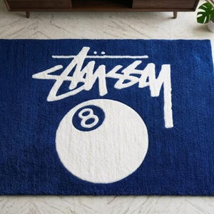 Stussy 8 Ball Rug - Etsy