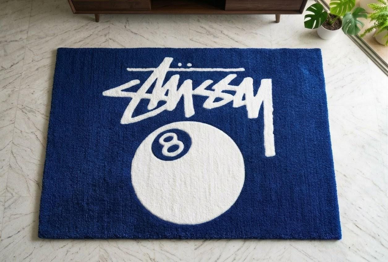 Stussy 8 Ball Rug - Etsy Canada
