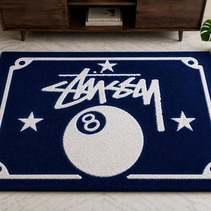 Stussy 8 Ball Rug - Etsy