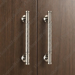 Silber Schrankknauf, minimalistischer Schubladengriff, Sideboard-Schuh-Weinschrank-Hardware für Zuhause