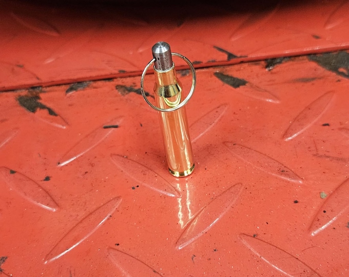 Brass bullet Key-ring