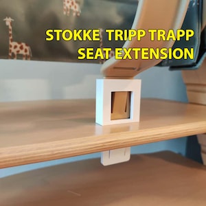 Stokke Tripp Trapp sittdelsförlängning | Sitförstorare för barnstol | Tryckt Tripp Trapp-uppgradering | Komforttillägg för småbarn | Tillbehör för babystol