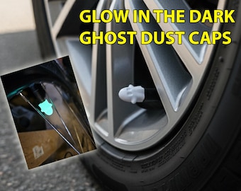 Tappi valvola fantasma stampati in 3D / Accessori per ruote di bici, auto e moto