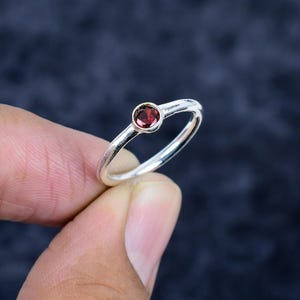 Best Seller Created Red Ruby Round Statement Ring In 925 Silver In All Sizes