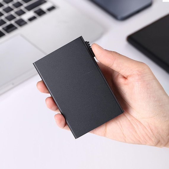 Custom Floral Metal Card Holder, RFID Blocking Business Card Case