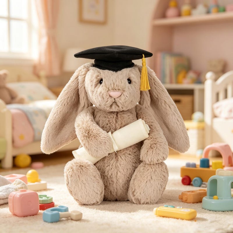 Graduation Jellycat Bunny - Etsy