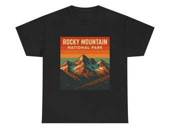 Rocky Mountain National Park T-Shirt, Colorado Hiking Graphic Tee