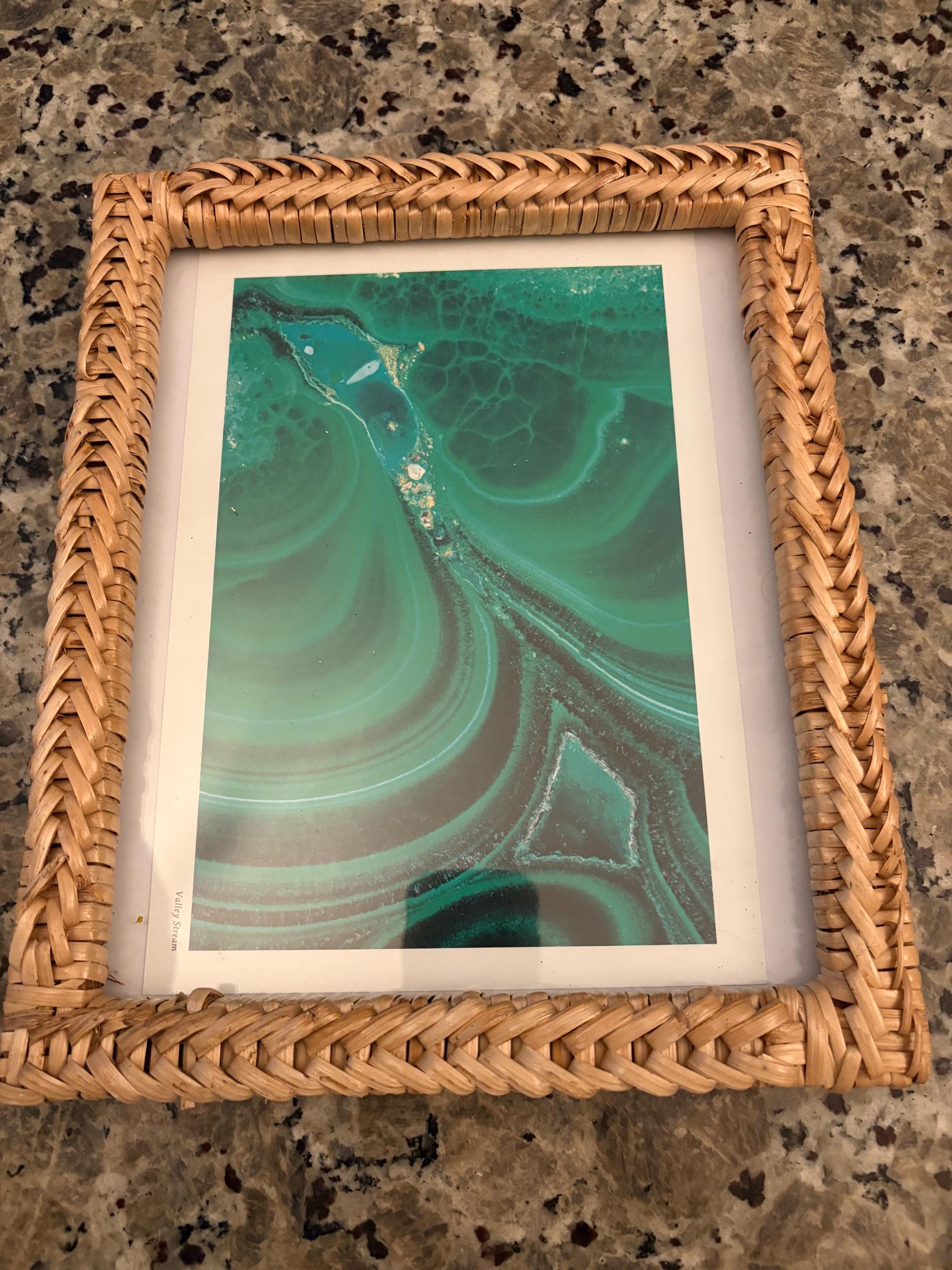 Rattan Picture Frame - Etsy