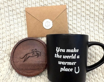 Taza de café personalizada, taza de regalo personalizada, taza con logotipo personalizado, taza con logotipo personalizado, regalo corporativo, taza de cerámica de 16 oz con tapa de madera grabada,