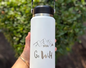 Vaso térmico personalizado de acero inoxidable de 887 ml (30 oz), taza de viaje con logotipo personalizado y pajita con asa.