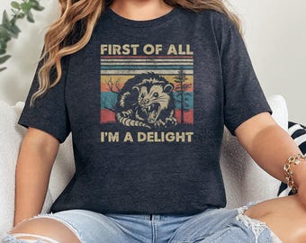 Allereerst I'm A Delight crop top, sarcastische crop top, schattig sarcastisch, sarcastische zelfliefde crop top, sarcastische crop top, sarcastische crop top, sarcastisch png