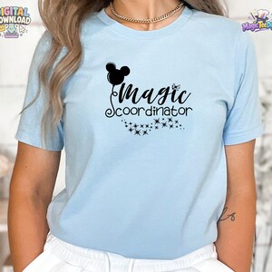 Magic Coordinator SVG PNG Digital Download, Mickey Mouse Ears Design image 4