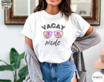 Vacay Mode Tank Top ,Vacation Tank Top,Vacay Mode Shirt,Camping Shirt, Travel Shirt, Adventure Shirt, Road Trip Shirt, Adventure PNG Digital