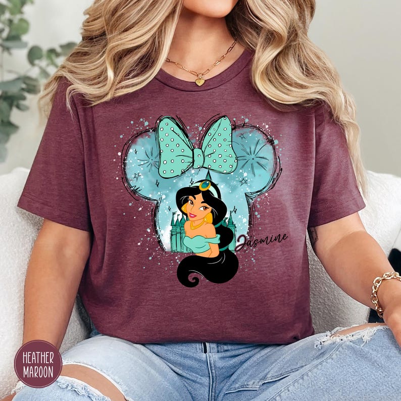 Orejas de Minnie Mouse de Disney Jasmine PNG Descarga digital instantánea imagen 2