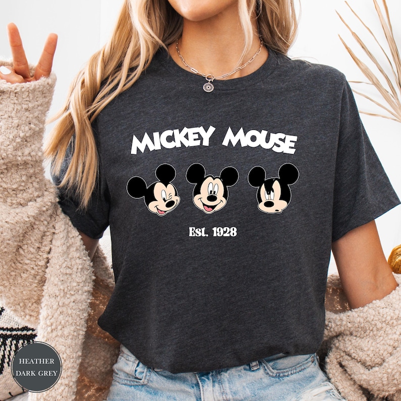 Mickey Mouse Est 1928 PNG Digital Download | Disney Shirt Design image 1