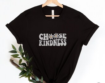 Choose Kindness Sweatshirt,Cute Sweater, Daisy Sweatshirt,Trendy Sweatshirt,Aesthetic Sweatshirt,Positive Sweatshirt, Back to Sc PNG Digital