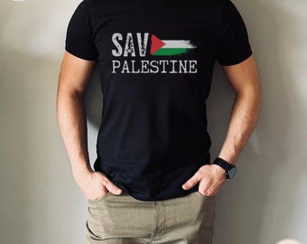 Speichern Sie Palästina Shirt, Palästina Flagge Rundhalsausschnitt, Freies Palästina Shirt, Palästina Rundhalsausschnitt, Stehen Sie mit Palästina Shirt, Gaza Palest PNG Digital