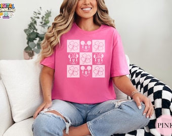 Komfort Farben Disney St. Patrick's Day Shirt, Mickey und Friends St Patrick's Day Shirt, passende Fam PNG Digital