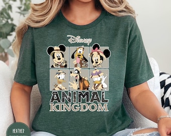Disney Animal Kingdom T-Shirt PNG Digital Download Classic Characters Design