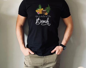 Life Is Better At The Beach Tank Top, Summer Racerback , Beach Life Tank Top, Vacation Tank, Beach Lover Gift,Girls Vacation, Gi PNG Digital