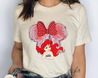 Ariel Minnie Mouse Disney PNG Digital Download