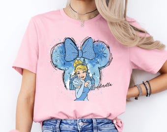 Cinderella Disney Princess Minnie Ears PNG Digital Download