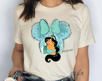 Disney Jasmine Minnie Mouse Ears PNG Digital Download Instant