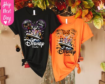 Disney Cruise Halloween Family Matching Shirts PNG Digital Download