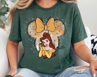Belle Princess Mouse Ears Shirt PNG Digital Download Disney Inspired
