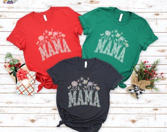 Mama Shirt, Wildblumen Mama Shirt, Mama Shirt, Retro Mama T-Shirt, Muttertagsgeschenk, Blumen Shirts für Frauen, Floral New Mom Gif PNG Digital