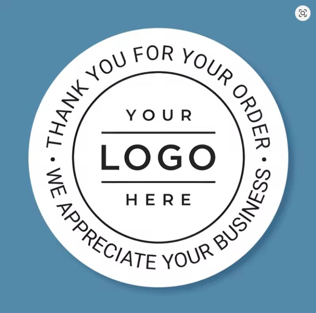 Custom Logo Vinyl Stickers, Personalized Business Packaging Labels ...