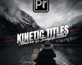 Kinetic Typography Video Template | Modern Animated Text Transitions for Intros, Openers, Promos & Lower Thirds