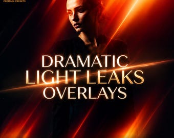 Dramatic Light Leaks Overlays for Premiere Pro | Cinematic HD Video Presets