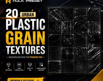20 Urban Plastic Grain Textures for premium pro High-Contrast Gritty Backgrounds (Digital Download)