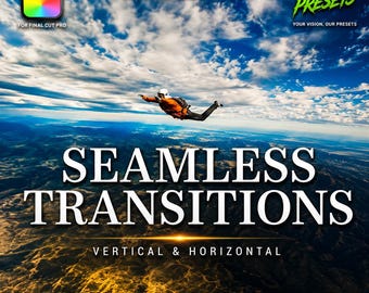 Final Cut Pro Transitions | Seamless Camera Movements, Zoom, Spin Effects (Vertical Social Media)