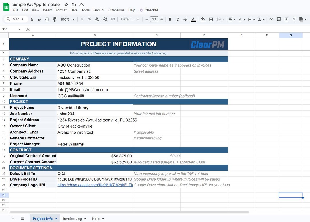 Simple Pay Example Simple Pay App/invoice and Log Template - Etsy