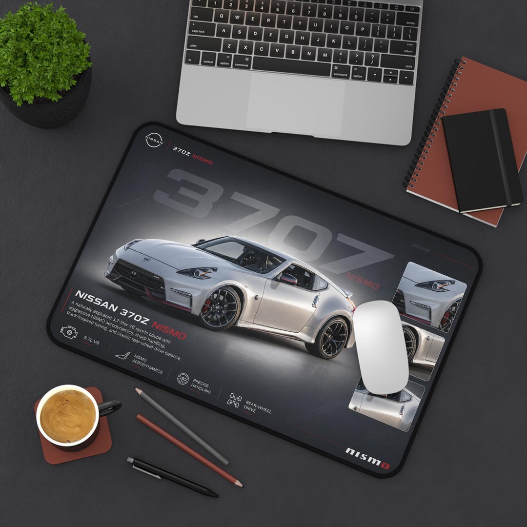 Nissan 370Z Nismo Illustration Desk Mat | Sports Car Mouse Pad - Etsy