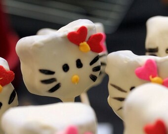 Hello Kitty Cake Pop Etsy