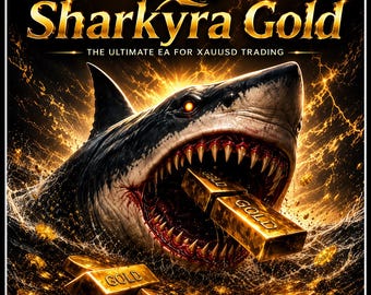 Sharkyra Gold EA MT5 | XAUUSDトレーディングロボット | MetaTrader 5 EA戦略 | デジタルダウンロード