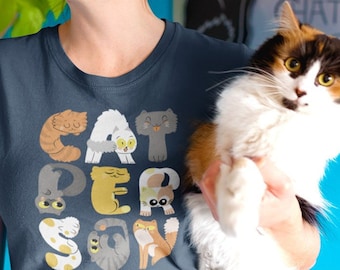 Cat Person - Cat Shirt, Cute Cat Shirt, Kittens shirt, cat lovers, T-Shirt Unisex, Ladies Slim Fit, cat T-shirt, cat lady shirt, plus size