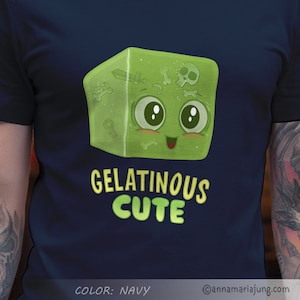 Gelatinous Cute - funny RPG shirt, cute role playing game shirt, T-shirt, plus size, unisex, slimfit