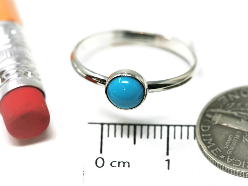 Sleeping Beauty Turquoise and Sterling Silver Ring