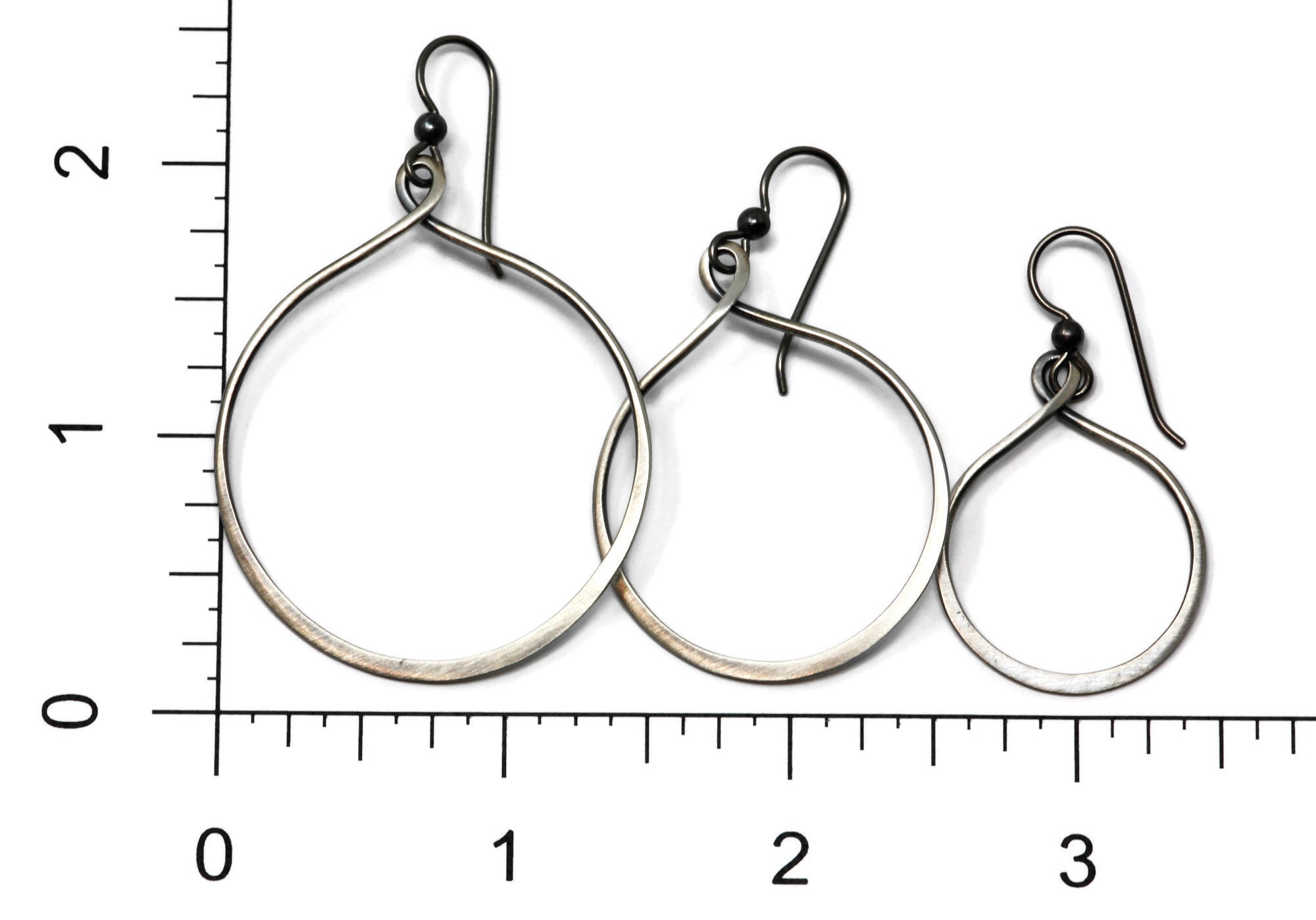 Treuheld® Orecchini A Cerchio Infinity In Argento 925 Nero, Con Chiusura A Scatto, Larghezza 3,5 Mm, Unisex Per Donne E Uomini, 13 Mm - 3