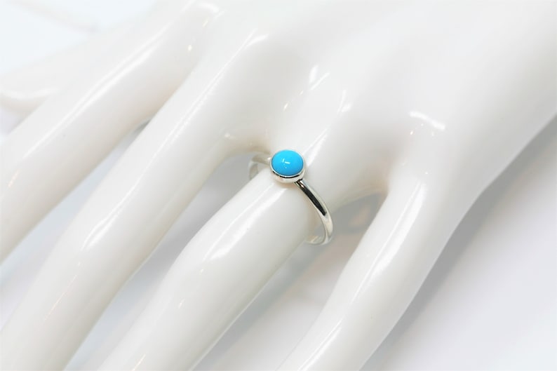 Sleeping Beauty Turquoise and Sterling Silver Ring