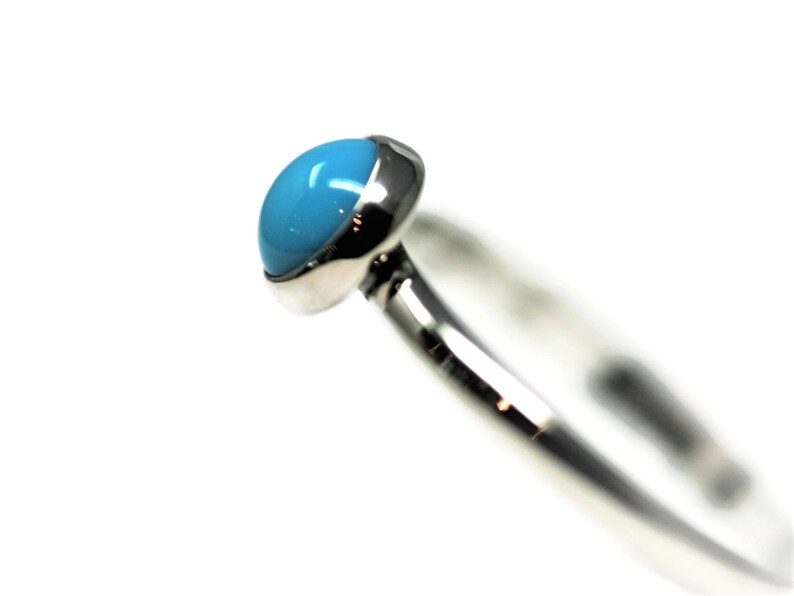 Sleeping Beauty Turquoise and Sterling Silver Ring