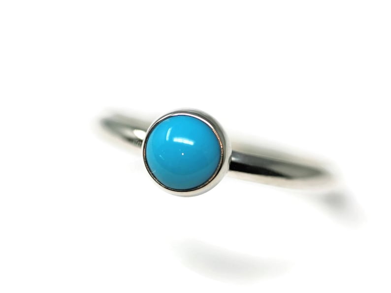 Sleeping Beauty Turquoise and Sterling Silver Ring