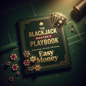 Manuale del Maestro di Blackjack: Guida completa alla strategia di conteggio delle carte / Strategia di base, sistema Hi-Lo, gestione del bankroll / PDF di lusso di 40 pagine