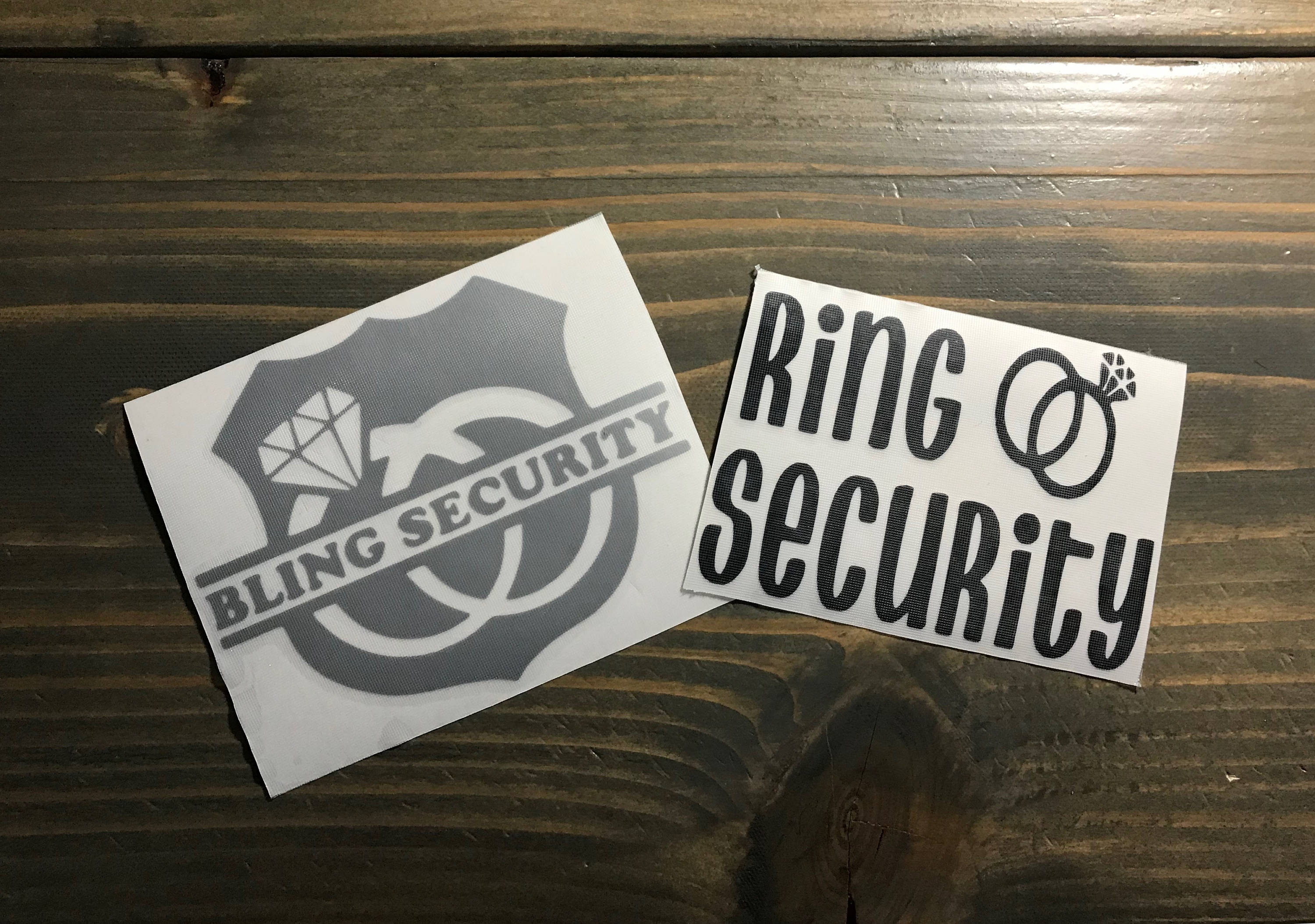 Bling Security or Ring Security Vinyl Decal Yeti Decal Etsy