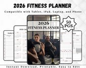 Workout Planner & Fitness Spreadsheet, Exercise Tracker Template,  Gym Weight Loss Tracker, Weight Lifting Training, Google Sheets