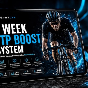 4 Week FTP Boost Cycling Plan | Increase FTP Fast | Structured Training Program | Cycling Workout Plan PDF | Endurance & Power Training